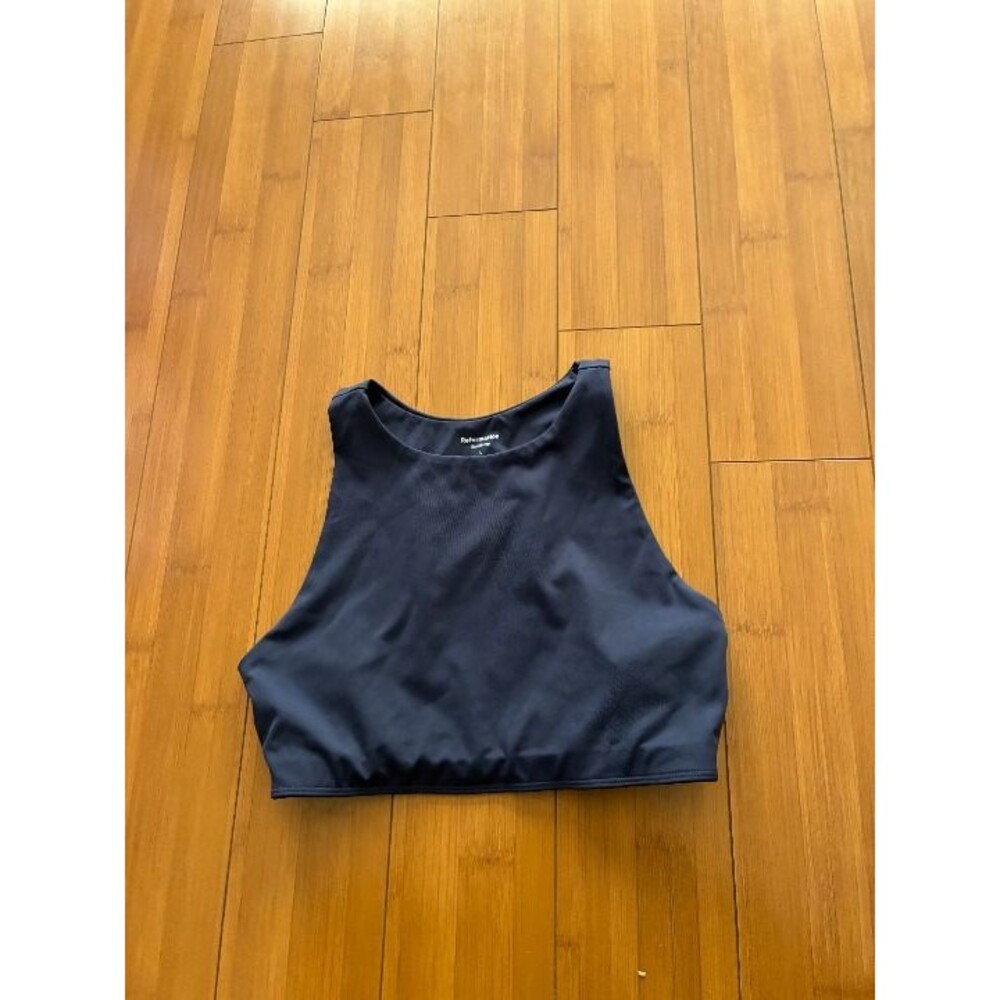 Reformation Ecomove Navy Blue Sports Bra Large